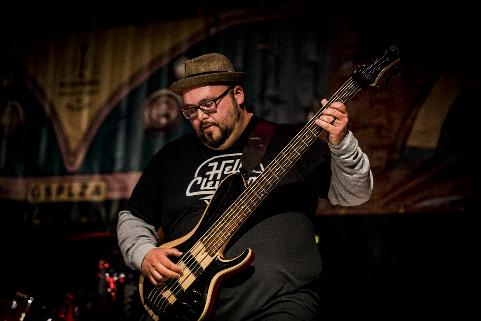 Matt Brown, Bass, playing live